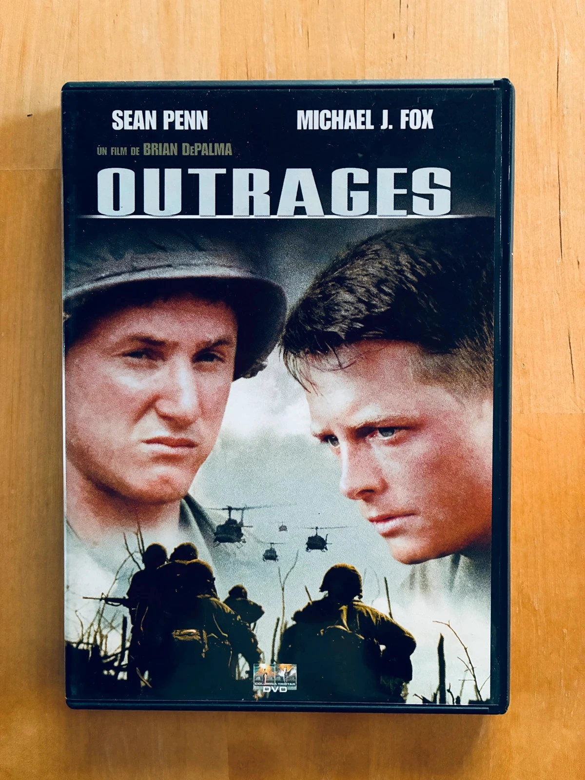 DVD Outrages de Brian de Palma.